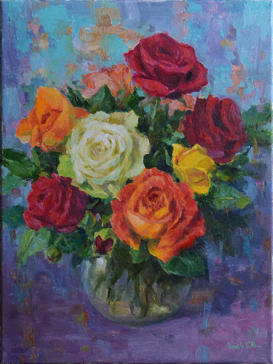 Roses #11 By Vachagan Manukyan, 12 X 16, Artwork For Sale On Artfinder
