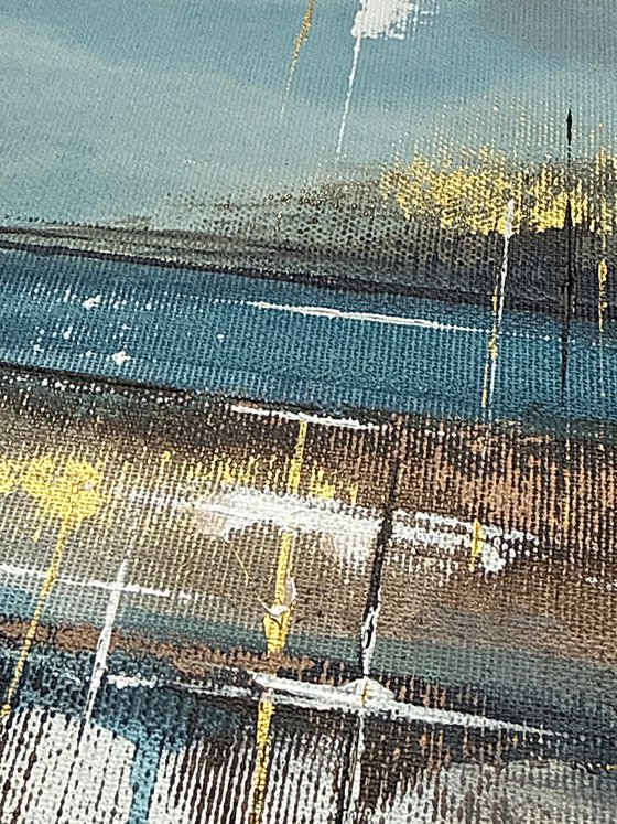 Stillwater in Gold Light – original Square