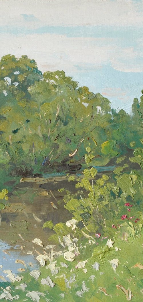 Seraya Riverbank, Summer Day by Alexander Alexandrovsky