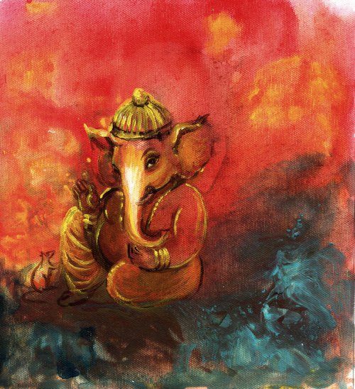 Lord Ganesha by Asha Shenoy