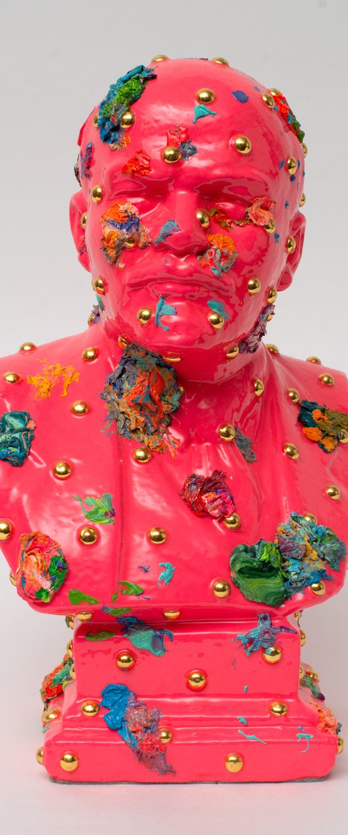 Lenin with Gold Dots by Oleksandr Balbyshev