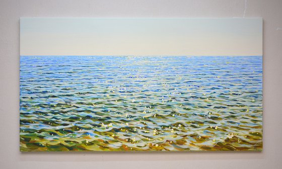 Morning light on the water.