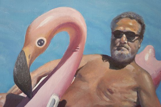 Pink flamingo