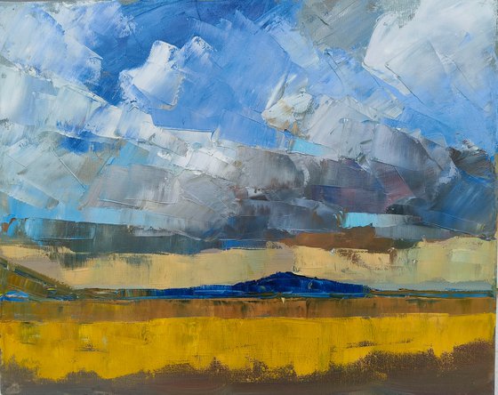 A landscape in summer