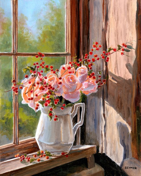 'Roses in the window'