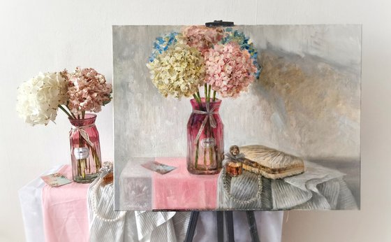 Still Life with Hydrangeas