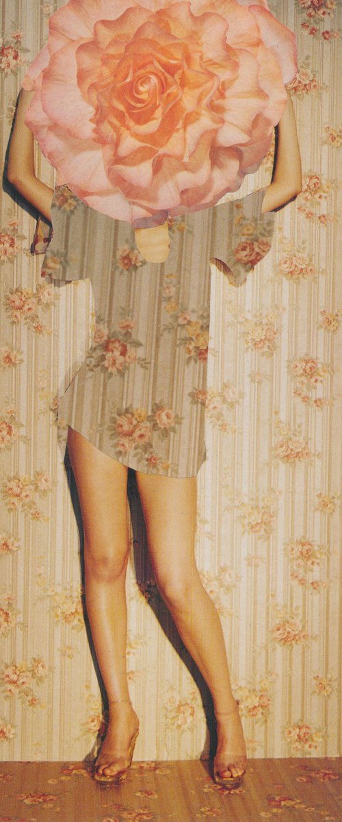 I'm a Wallflower - Fashion Collage by Paper Draper