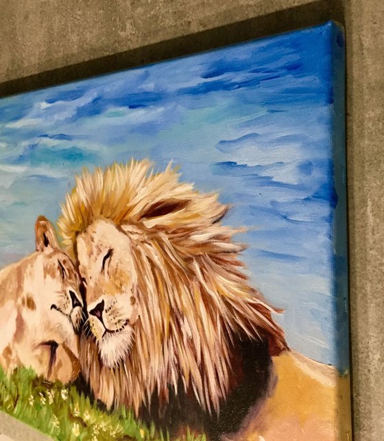Lions . My honey ..... You and me ....