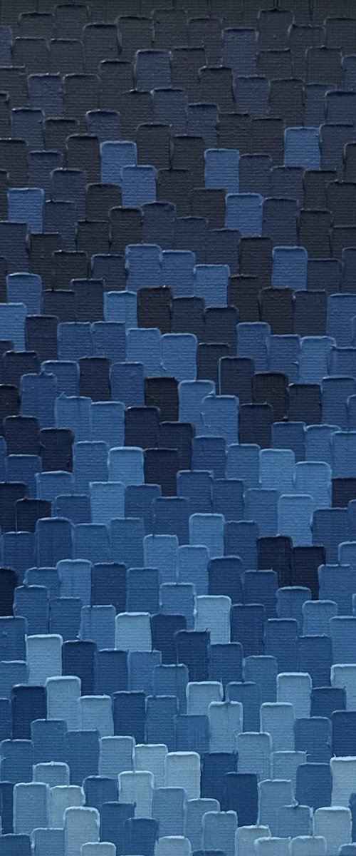 Cobalt Evening by Meredith B.  Studios