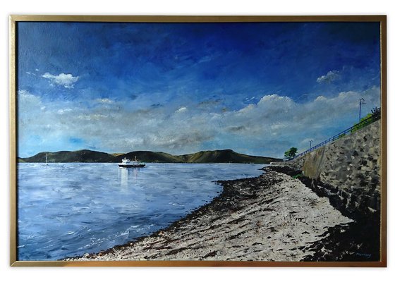 Rothesay Isle Of Bute Scottish Landscape Painting