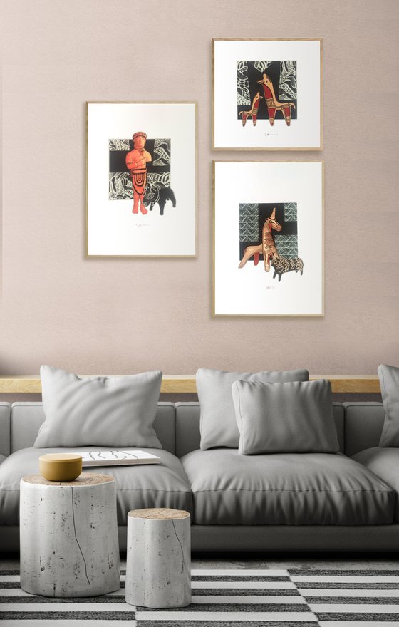 Archaic Period Figurine; Horse