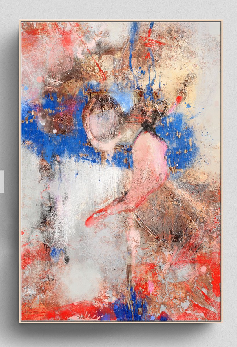 Organic Abstract Giclee Print By Adriano Ribeiro, 13 X 19, Fancy Power, Original Artwork