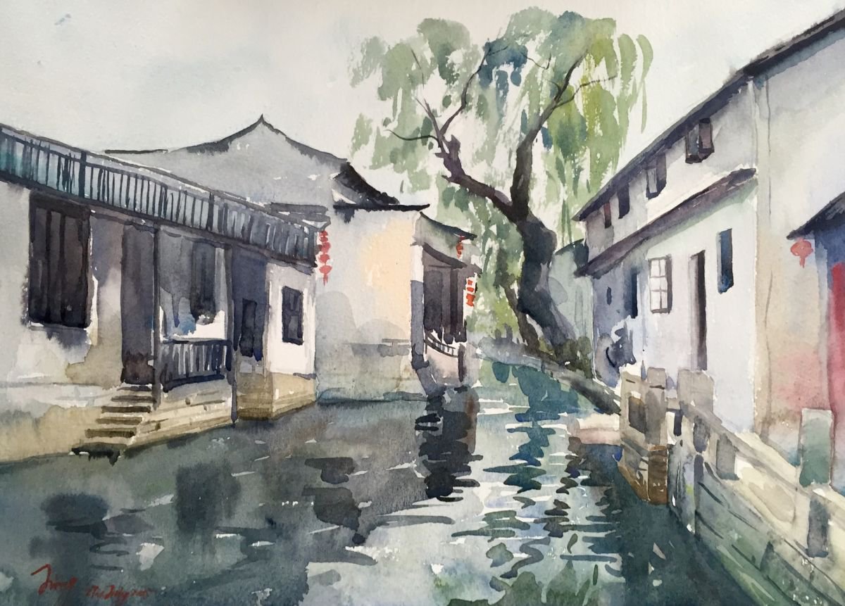 River Town by Jing Chen