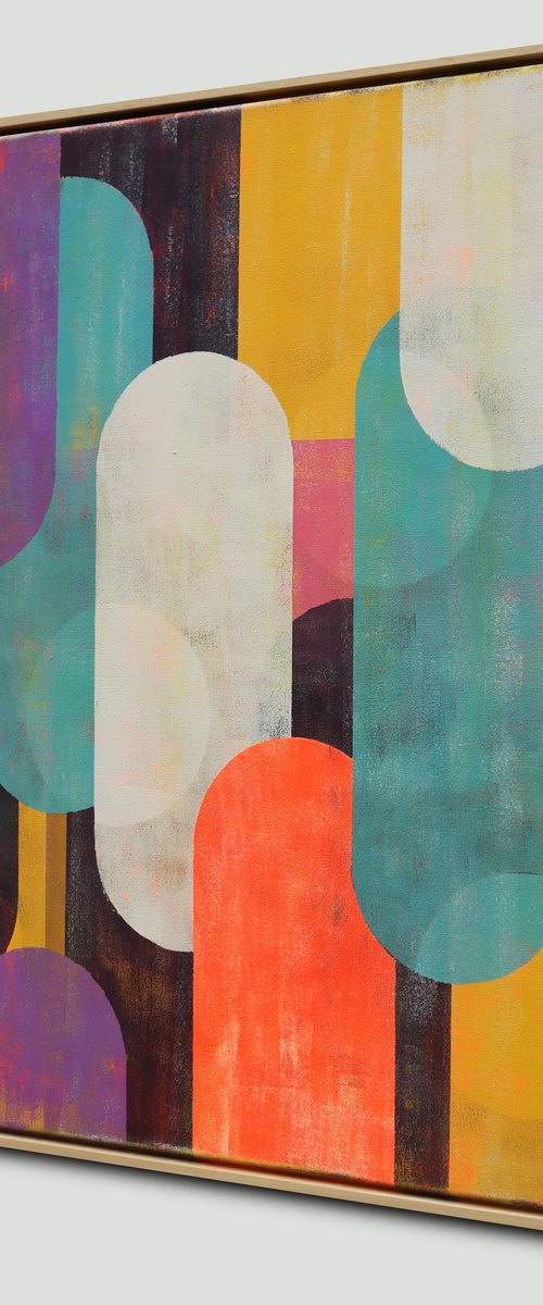 Traffic Full Color Orange neon by Ronald Hunter