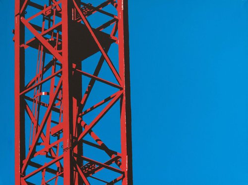 Red Crane by Gordon Render