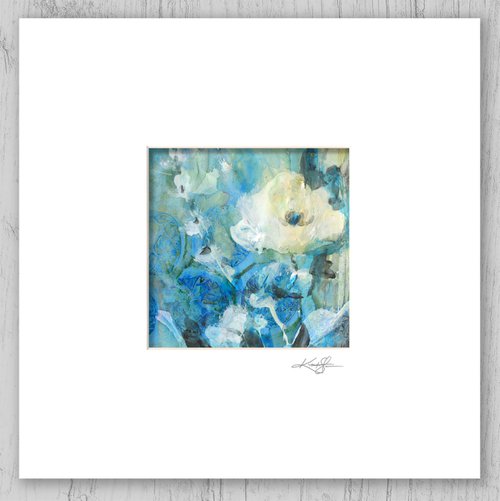 Floral Delight 28 - Textured Floral Abstract Painting by Kathy Morton Stanion by Kathy Morton Stanion