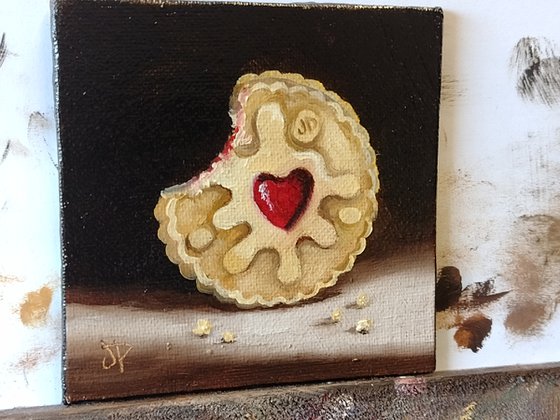 Little Jammie Dodger biscuit #2 still life