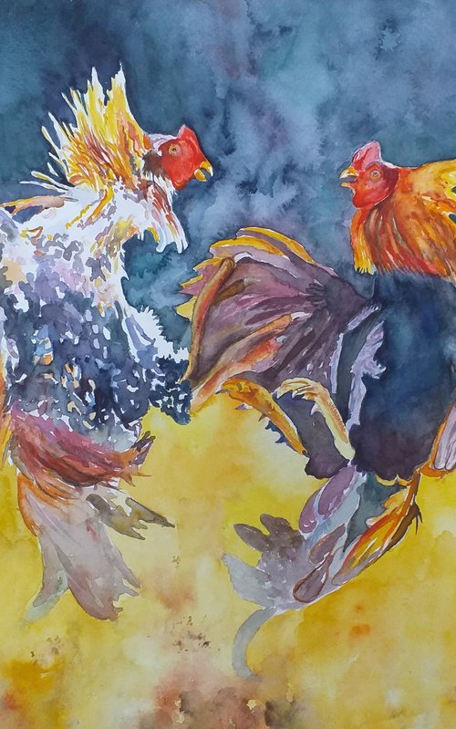 GAME OF ROOSTERS by Zoran Mihajlović Muza