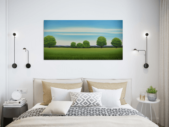 Green Trees - Blue Sky