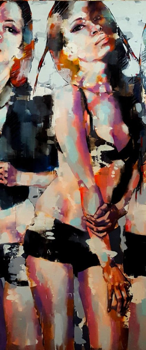 2-15-17 three figures (Sara) by Thomas Donaldson
