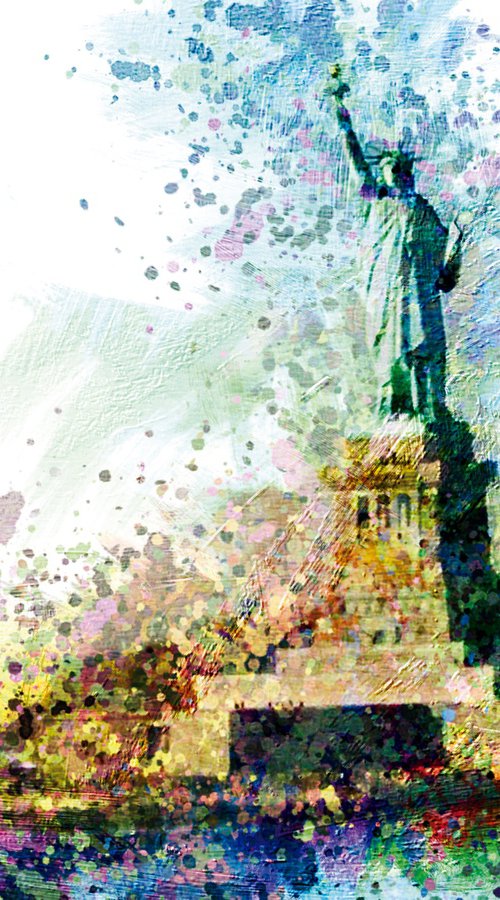 Gotas de color Estatua by Javier Diaz