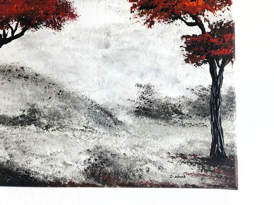 Gray landscape