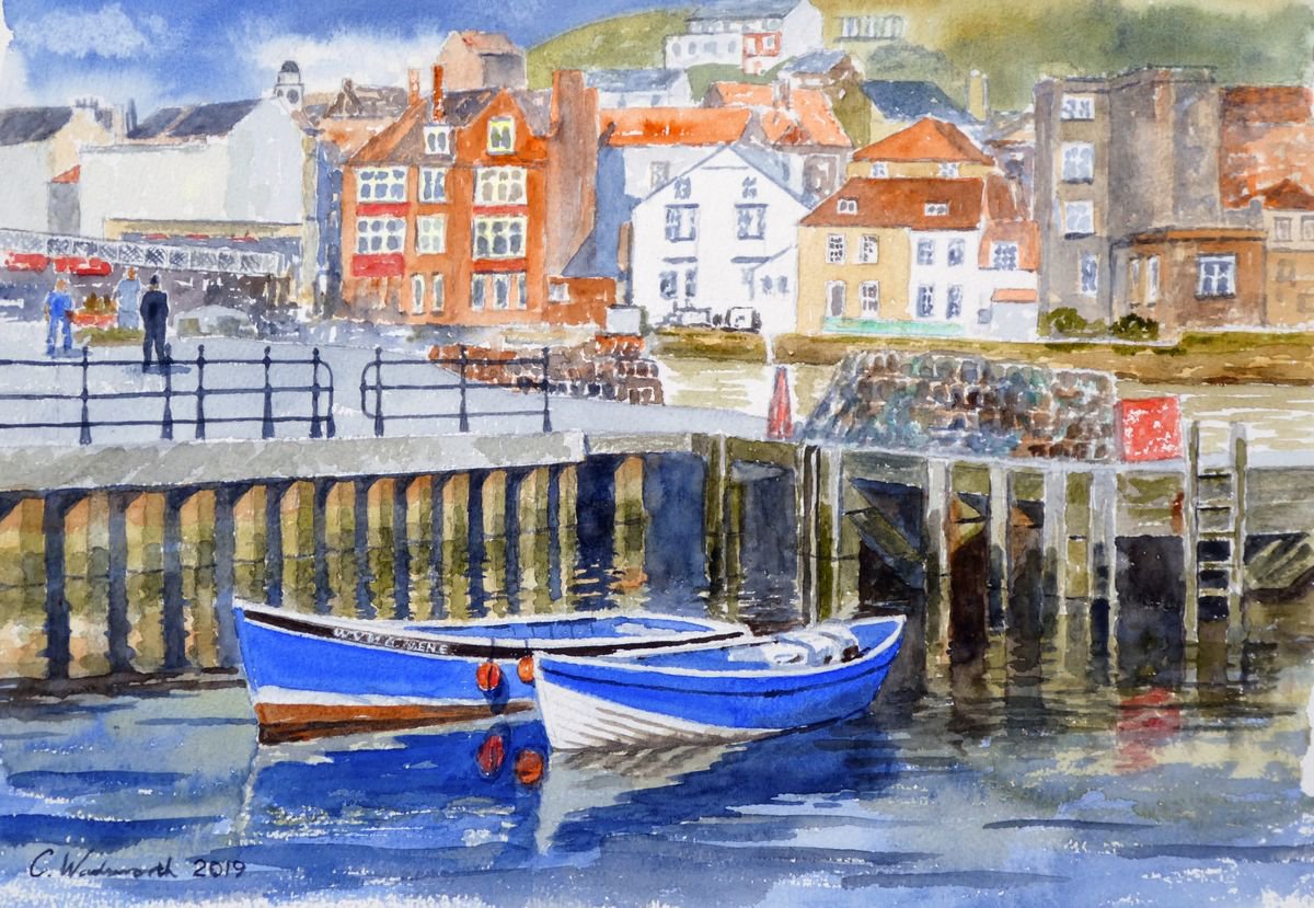 Whitby Harbour (7) by Colin Wadsworth