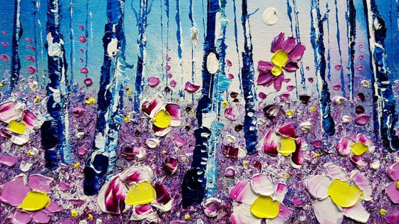 "Violet Forest & Flowers in Love"