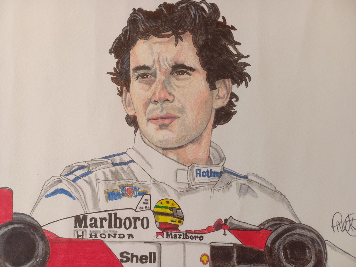 Ayrton Senna by Paul Nelson-Esch