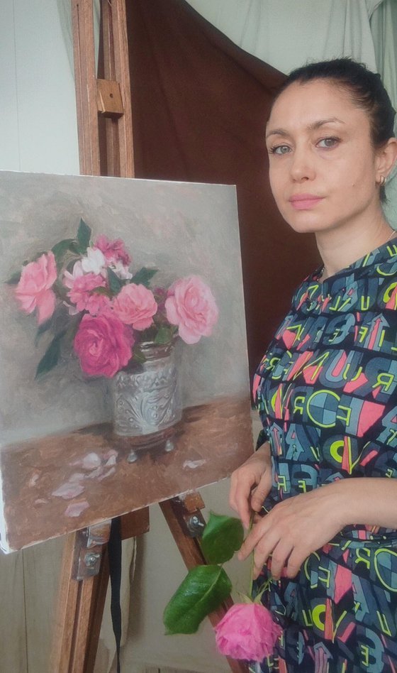 Roses, geraniums and gardenias