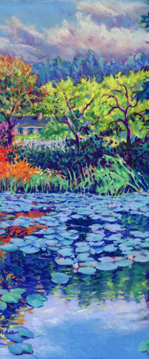Monet's Water Lily Garden by Zoe Elizabeth Norman