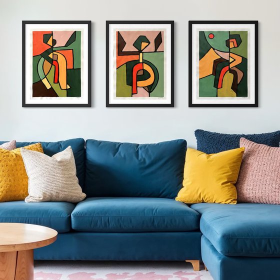 Dancing in the Forest (Set of 3)