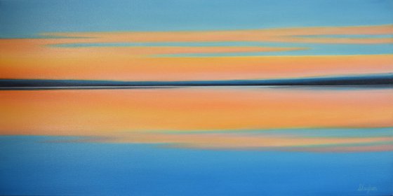Orange into Blue - Seascape