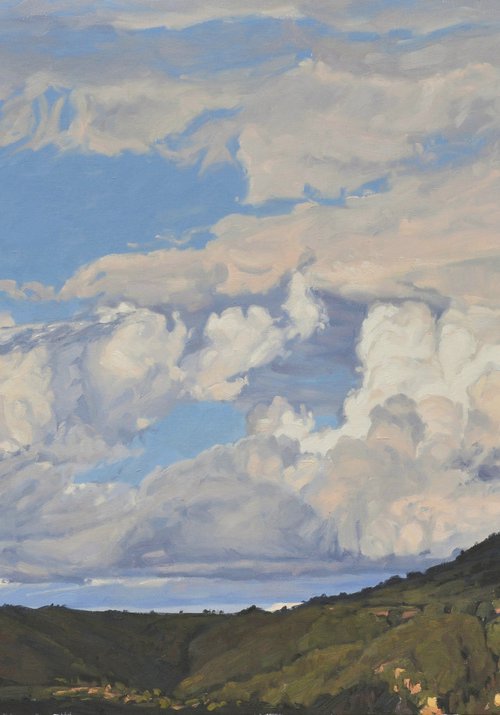 September 21, clouds over the Malley mountain by ANNE BAUDEQUIN