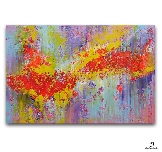 150x100cm. / abstract painting / Abstract 2193