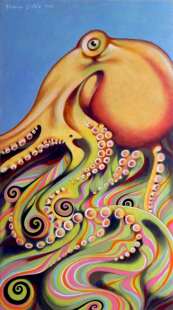 Psychedelic octopus