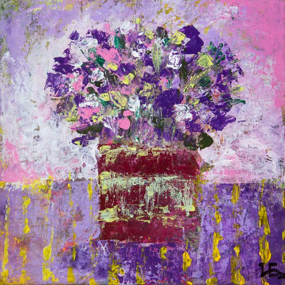 Still life with Violets