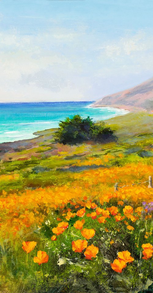 'Coastal wildflowers' by Lucia Verdejo