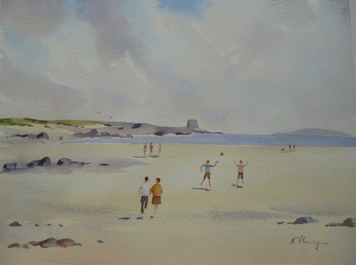 On Portmarnock Beach by Maire Flanagan