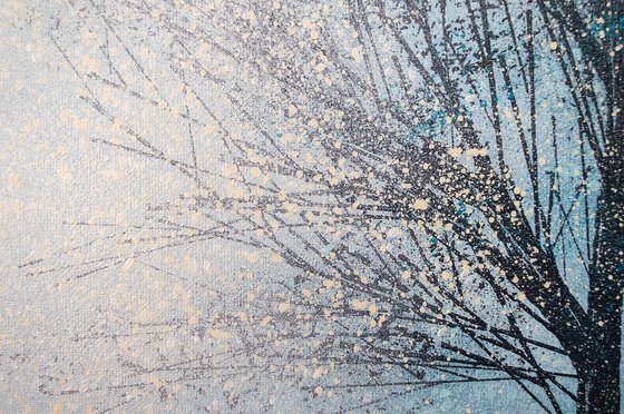 Tree In Morning Mist