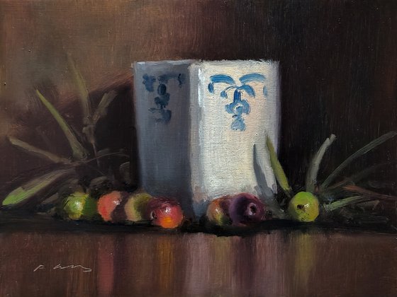 Olives and Vase