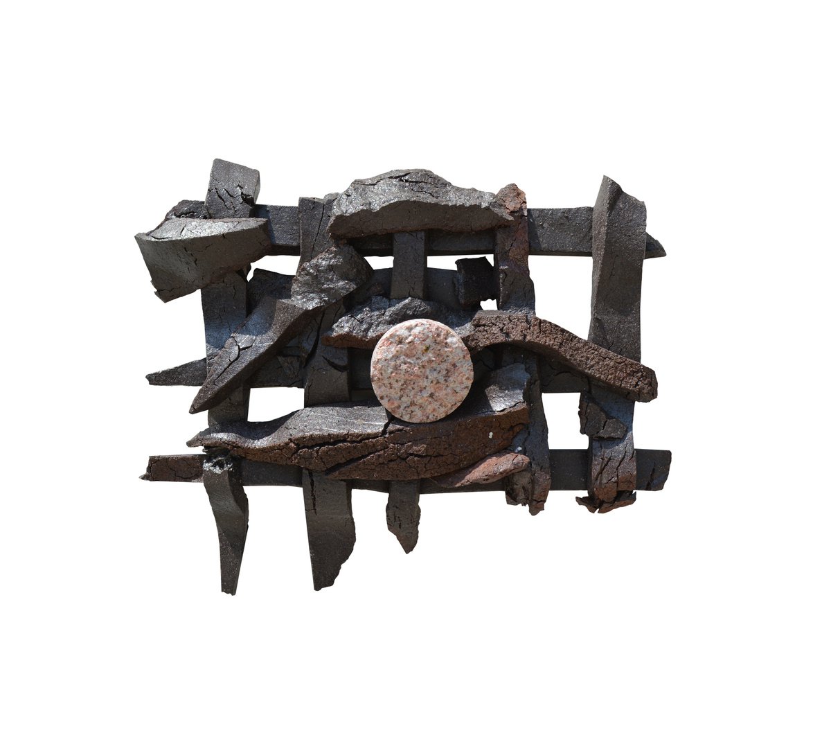 Organic Abstract Relief By Ognyan Chitakov, 14 X 12", "N", Original Artwork