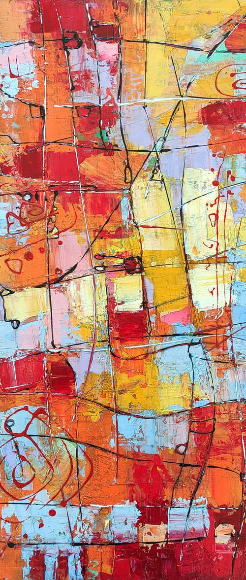 Abstract Painting #5 by Movses Petrosyan