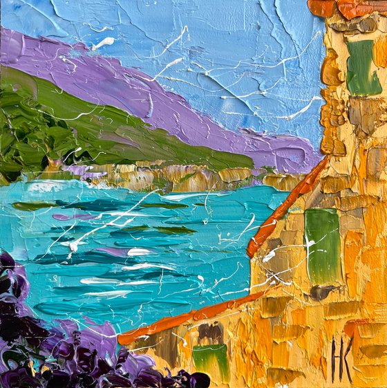 Portofino Oil Painting