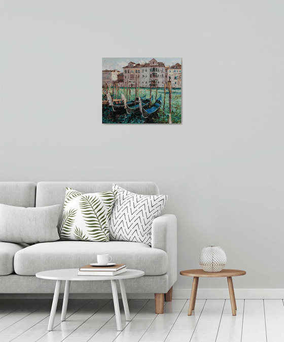 Gondolas in Venice