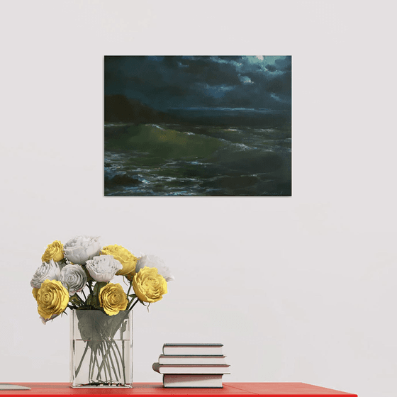 Night sea breeze