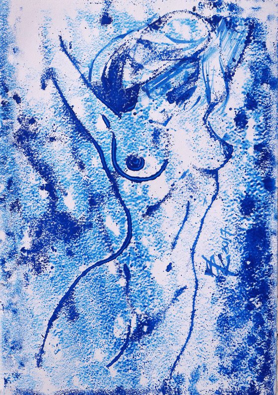 Nude monotype # 12