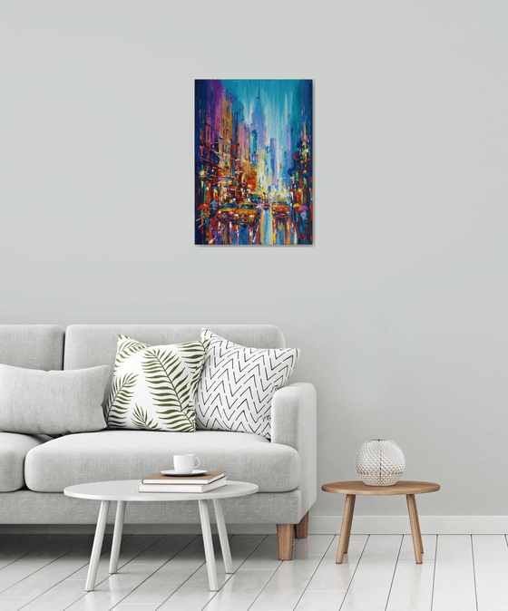 Abstract cityscape (New York)01