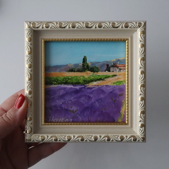 Lavender Field Painting