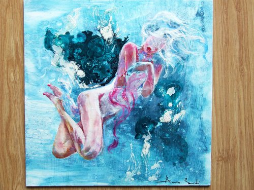 Floating Mermaid by Anna Sidi-Yacoub